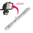 Kit 5 Lâmpadas Halógena Palito 300w 127v Ourolux 01302