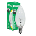 Kit 5 Lâmpadas Incandescente Taschibra Vela 25w E14 Clara 220v