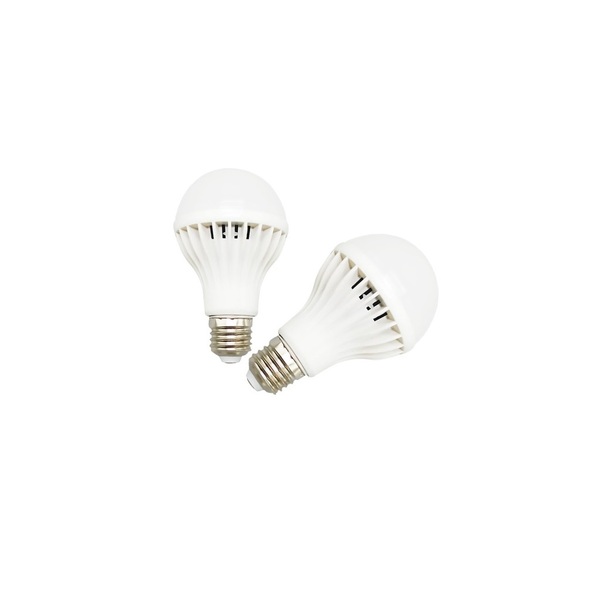 Kit 5 Lâmpadas Led 9w Bulbo Soquete E27 Bivolt Branco Frio
