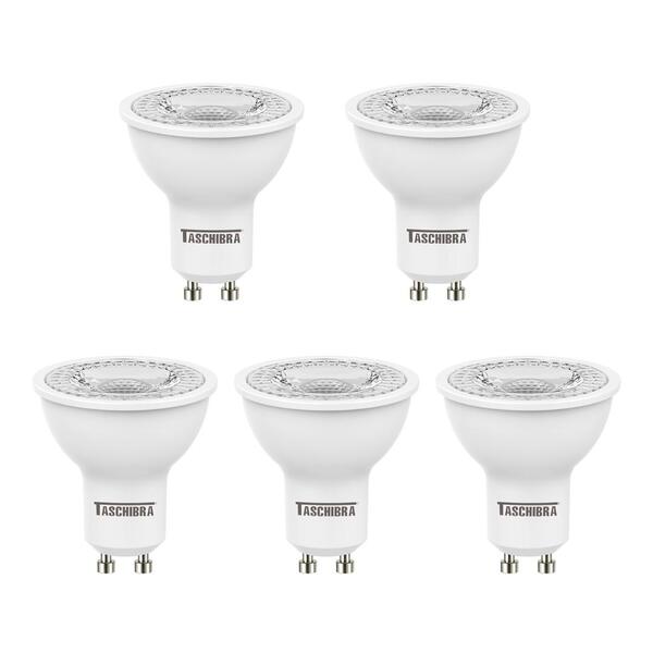 Kit 5 Lampadas Led Dicroica Mr16  Tdl 25 4w 2700k Taschibra