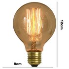 Kit 5 Lâmpadas Retrô Decorativa Vintage Thomas Edison G80 220v