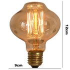 Kit 5 Lâmpadas Retrô Decorativa Vintage Thomas Edison L80 127v