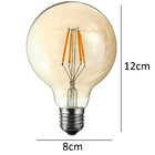 Kit 5 Lâmpadas Retrô Led G80 4w Bivolt