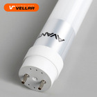 Kit 5 Lâmpadas Tubular 18w Vidro Led T8 1,20m Branco - Branco