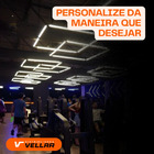 Kit 5 Lâmpadas Tubular 18w Vidro Led T8 1,20m Branco - Branco