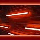 Kit 5 Lâmpadas Tubular Coloridas 20w De Led T8 120 Cm - Verme