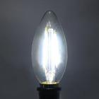 Kit 5 Lâmpadas Vela Led Clara Vl-35 E-14 4w Bf 220v