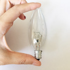 Kit 5 Lâmpadas Vela Lisa Clara Vl-35 E-12 25w 220v