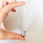 Kit 5 Lâmpadas Vela Lisa Leitosa Vl-37 E-14 40w 127v