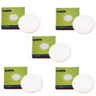 Kit 5 Luminária Led Redonda Área Externa Design Reto 12w Bran