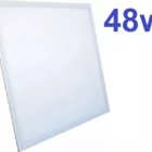 Kit 5 Luminaria Painel Plafon Led Embutir Quadrada 48w 62x62