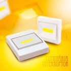 Kit 5 Luminárias Portáteis Interruptor Luz De Led