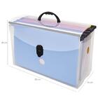 Kit 5 Maletas De Documentos 10 Pastas Suspensas Dello Organiz