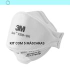 Kit 5 Máscaras Descartáveis 3m Pff2
