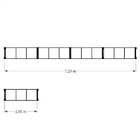 Kit 5 Mini Porta Pallet 250 Kg 180x200x60 (cxlxp)