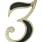 Kit 5 Números Apartamento(pequeno 4,5 Cm) Algarismo Residência