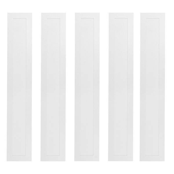 Kit 5 Painel Led Foxlux 60x10cm Embutir 18w 6500k Branco
