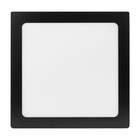 Kit 5 Painel Led Foxlux Quadrado Embutir 18w 6500k Preto