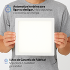 Kit 5 Painel Led Plafon Smart Sobrepor 18w 2700k A 6500k 22cm