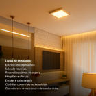 Kit 5 Painel Led Plafon Smart Sobrepor 24w 2700k A 6500k 30cm