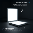 Kit 5 Painel Led Plafon Smart Sobrepor 24w 2700k A 6500k 30cm