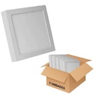 Kit 5 Painel Led Quadrado Sobrepor Branco 6500k 12w 18w 24w P