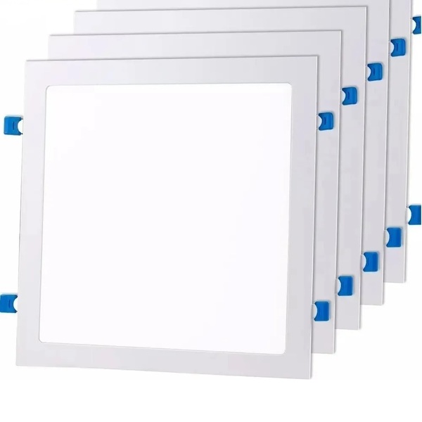 Kit 5 Painel Plafon Embutir Quadrado 25w 24w Luminária Led 30