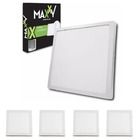 Kit 5 Painel Sobrepor Quadrado 18w Led Neutro 4000k Luminária