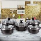 Kit 5 Panelas Craqueadas Casa Dona Preta