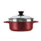 Kit 5 Panelas Craqueadas Casa Dona Vermelha