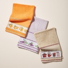 Kit 5 Pano De Prato Atoalhado Jacquard Dohler Gourmet