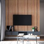 Kit 5 Papéis De Parede Estampa De Madeira Pvc 5m