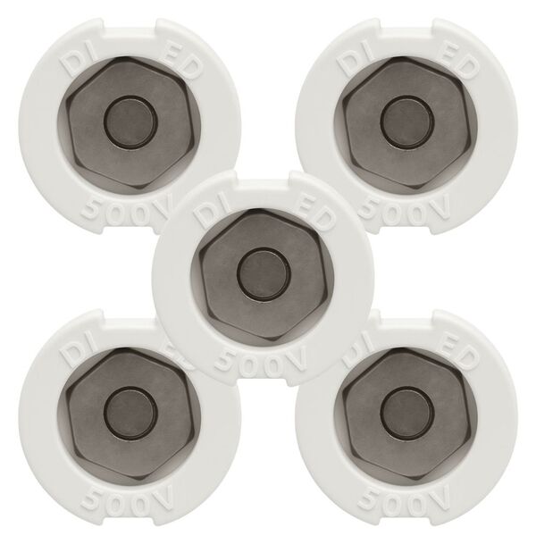 Kit 5 Parafuso Ajuste Diazed 50a 500v