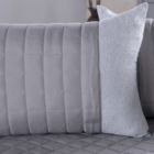 Kit 5 Pçs Peseira Almofadas Casal Queen Percal 300 Fios