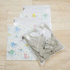 Kit 5 Pçs Saco Organizador Bebê E Infantil Impermeável Com Vi