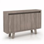 Kit 5 Peças 1 Escrivaninha, 2 Balcões, 1 Estante E 1 Gaveteir