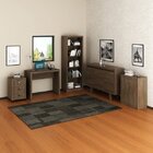 Kit 5 Peças 1 Escrivaninha, 2 Balcões, 1 Estante E 1 Gaveteir