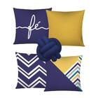 Kit 5 Peças Almofadas Digitais E Nó - 02