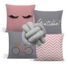 Kit 5 Peças Almofadas Digitais E Nó - 34