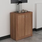 Kit 5 Peças Com Escrivaninha, Gaveteiro, Armário Multiuso Bai