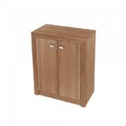 Kit 5 Peças Com Mesa Em L, Armário Alto, Gaveteiro, Estante E