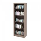 Kit 5 Peças Com Mesa Em L, Armário Alto, Gaveteiro, Estante E