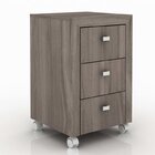 Kit 5 Peças Com Mesa Em L, Armário Alto, Gaveteiro, Estante E