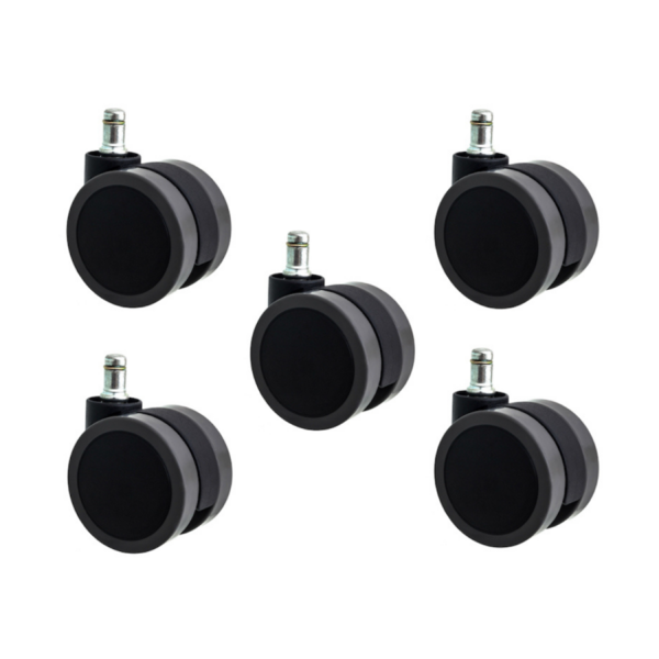 Kit 5 Peças Rodinha Roda 65mm Hga Pu Gel