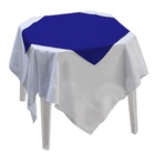 Kit 5 Peças Toalha Cobre Mancha E Chá Tecido Oxford Liso Azul