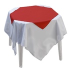 Kit 5 Peças Toalha Cobre Mancha E Chá Tecido Oxford Liso Verm