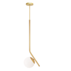 Kit 5 Pendente Inclinado Globo 15 Jabuticaba Dourado B Frio