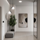 Kit 5 Pendente Inclinado Globo 15 Jabuticaba Preto Fosco Bf