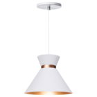 Kit 5 Pendente Lustre Luminária Berlin 15cm Branco