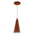 Kit 5 Pendentes Cone Lowcost Aluminio Decoracao Cobre